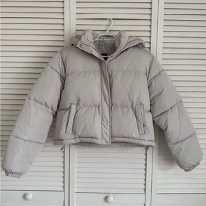 Forever 21 Grey Puffer